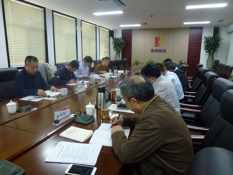 德州城投開展主題教育第二次專題學習研討