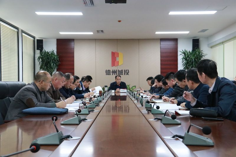 德州城投集團召開黨建工作調度會