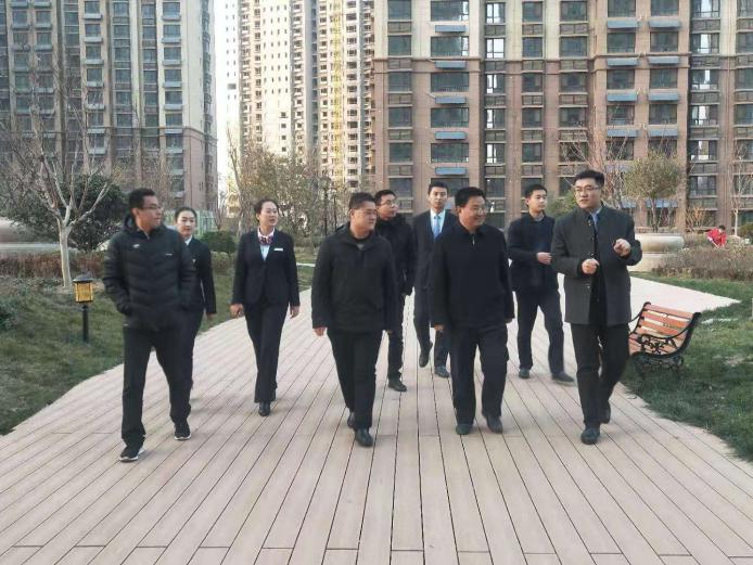 齊河城投集團到星凱物業參觀交流
