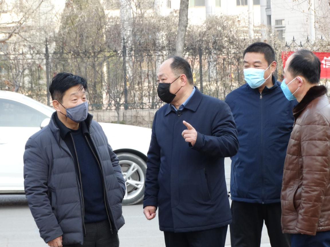 市住建局副局長趙德生實地檢查城建物業疫情防控工作