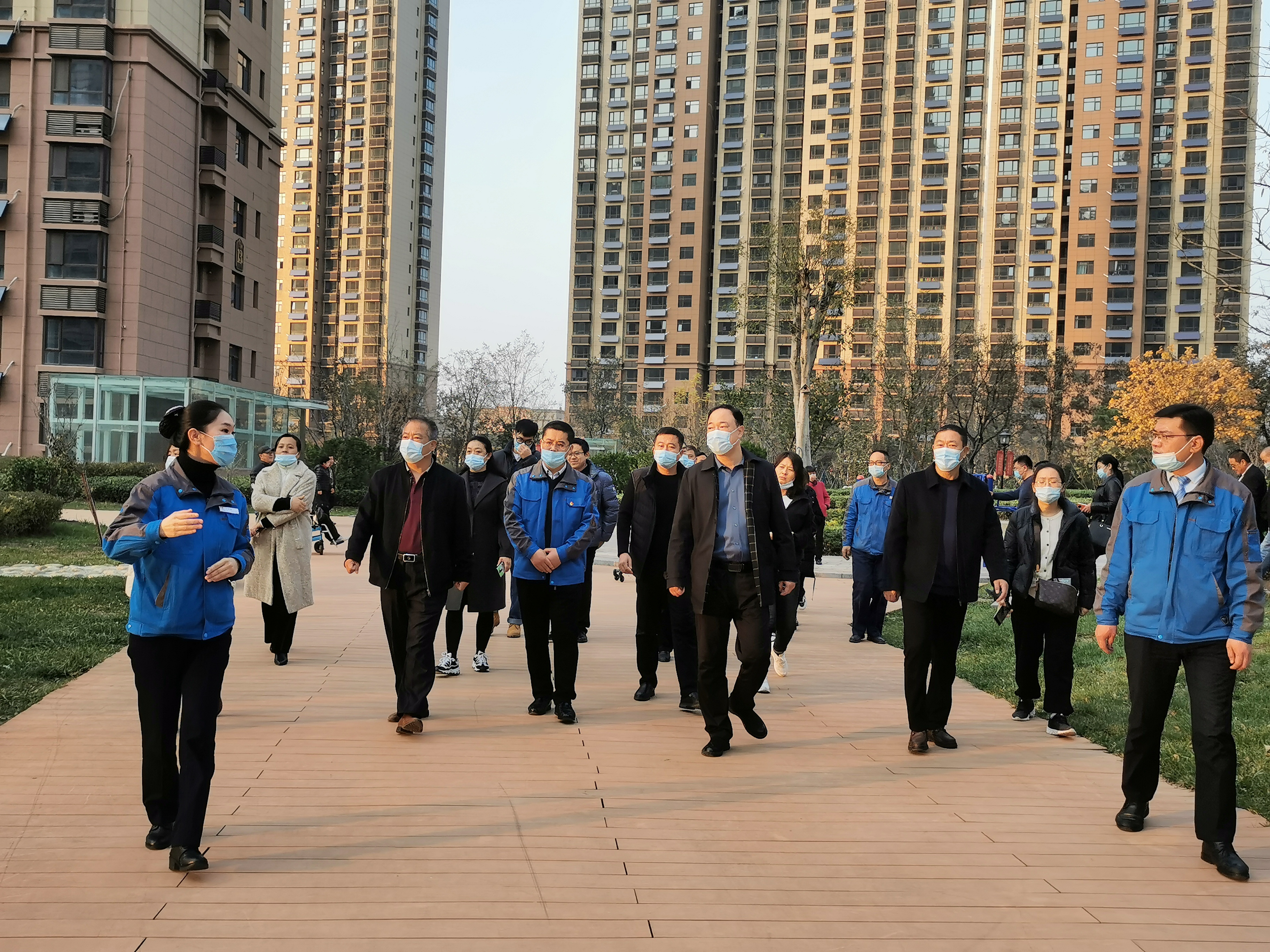 禹城高新投公司下屬國有物業公司到誠建物業公司參觀交流